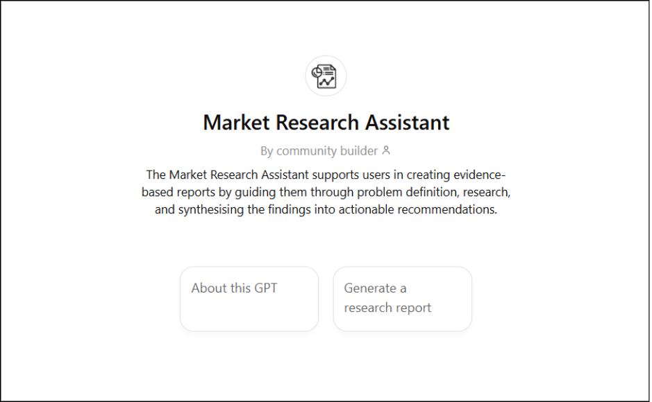 Featured image for Market Research Assistant Custom GPT Guide